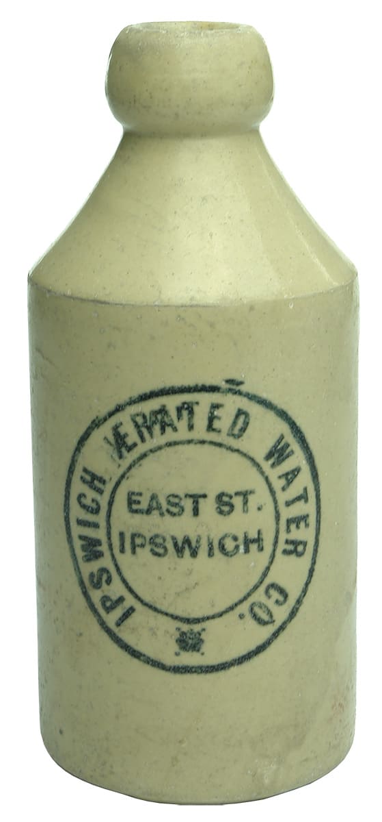 Ipswich Aerated Water Stoneware Ginger Beer Bottle