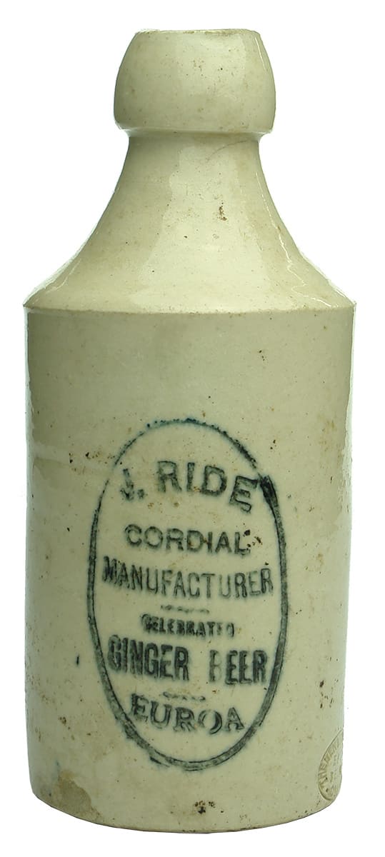Ride Cordial Manufacturer Euroa Stone Ginger Beer Bottle