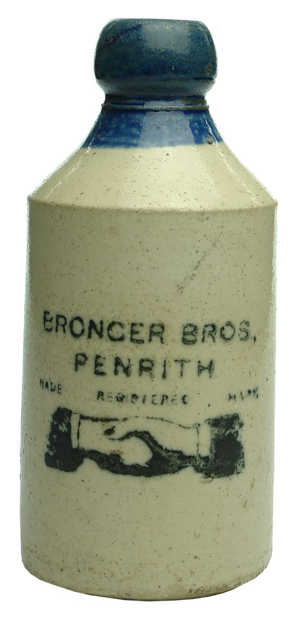 Bronger Bros Penrith Stone Ginger Beer Bottle