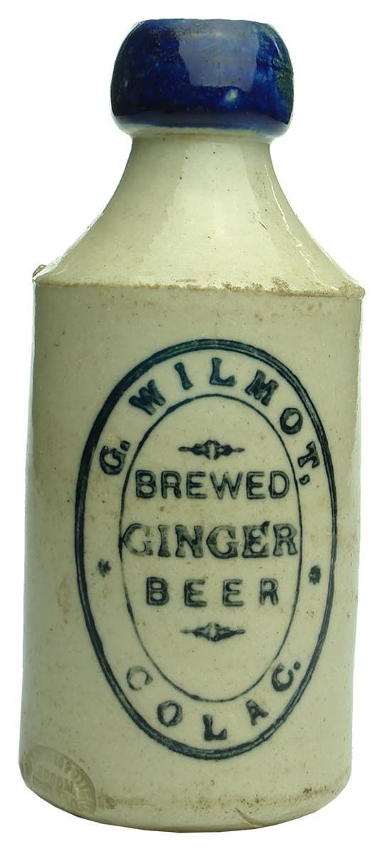Wilmot Brewed Ginger Beer Colac Stone Bottle