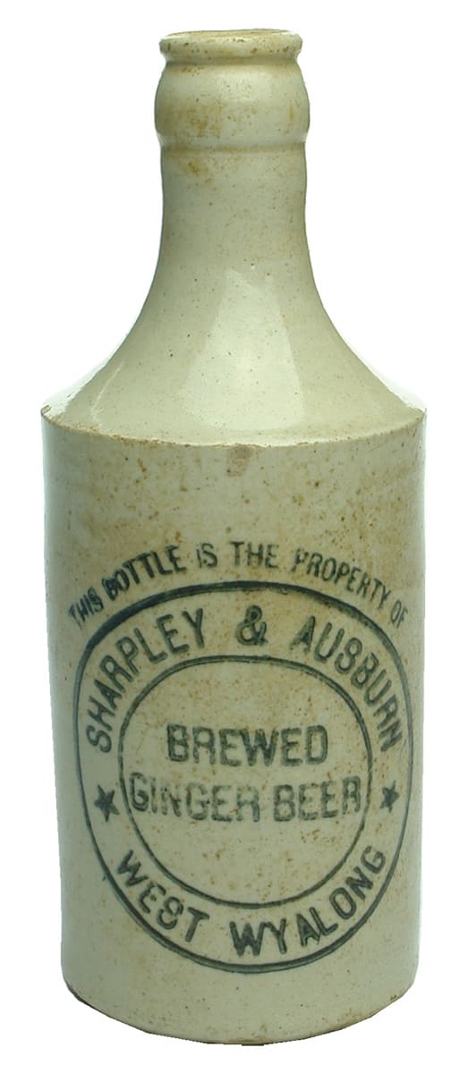 Sharpley Ausburn Brewed Ginger Beer West Wyalong Bottle