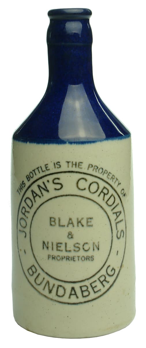 Jordan's Cordials Bundaberg Blake Nielson Stone Bottle