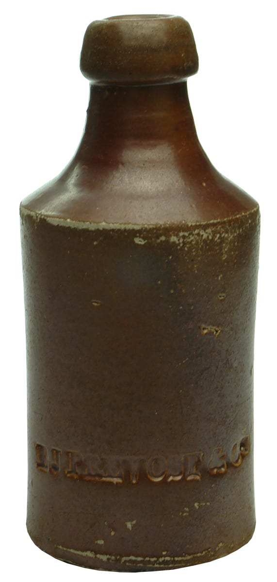 Prevost Impressed Stoneware Ginger Beer Bottle