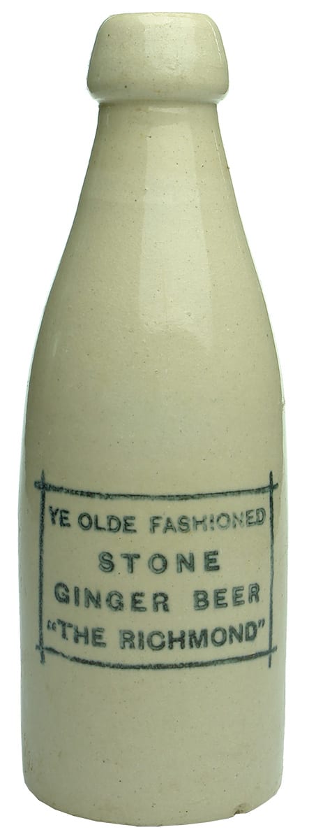 Richmond Stone Ginger Beer Antique Bottle