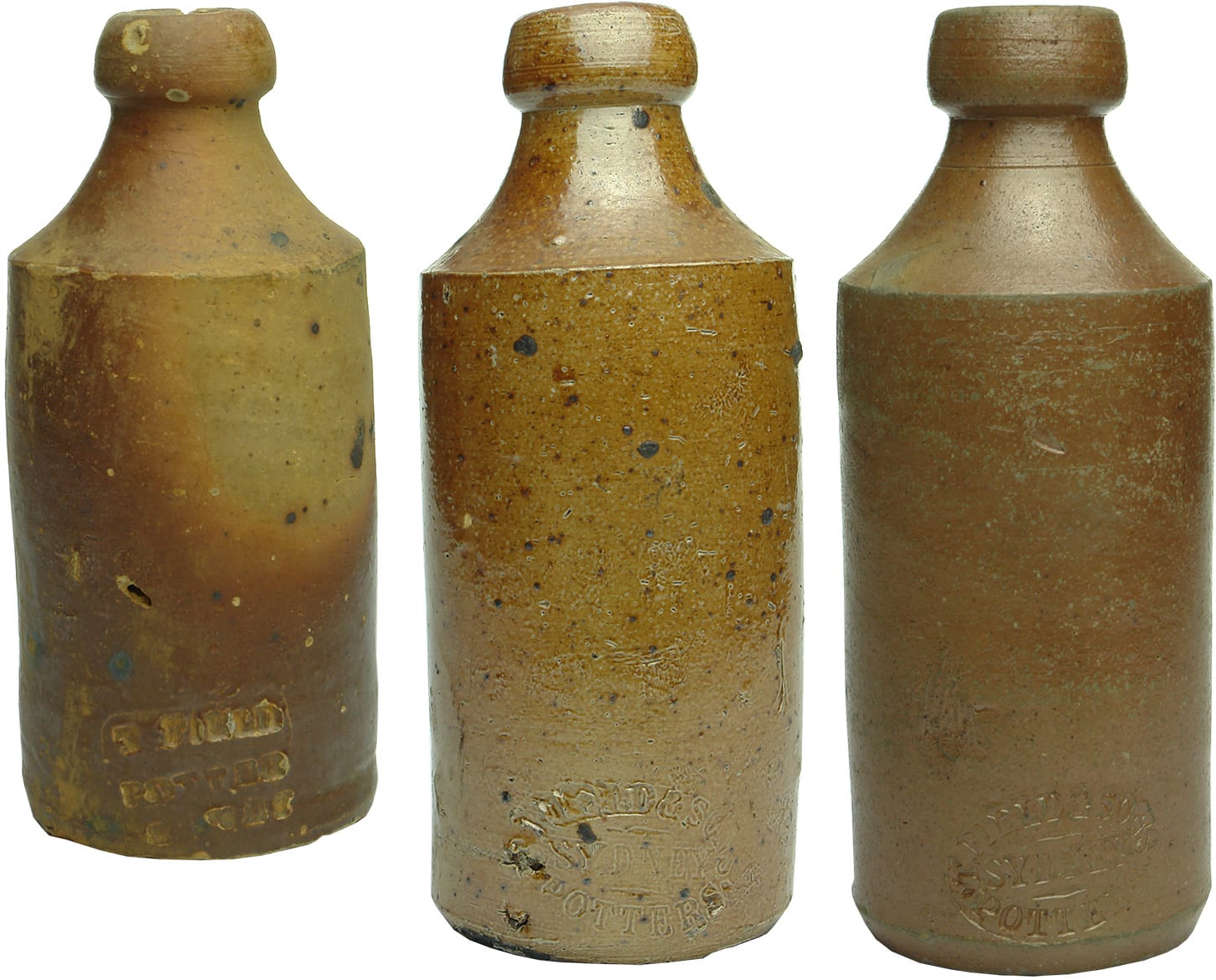 Old Vintage Antique Ginger Beer Bottles