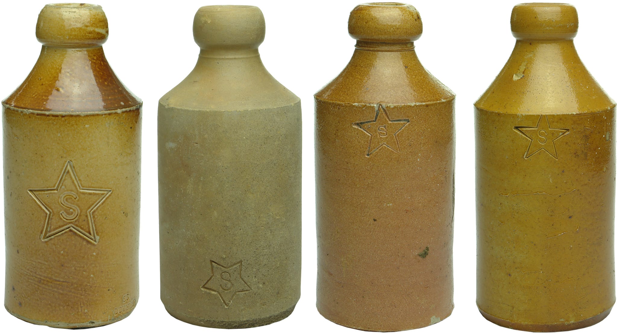 Old Vintage Antique Ginger Beer Bottles