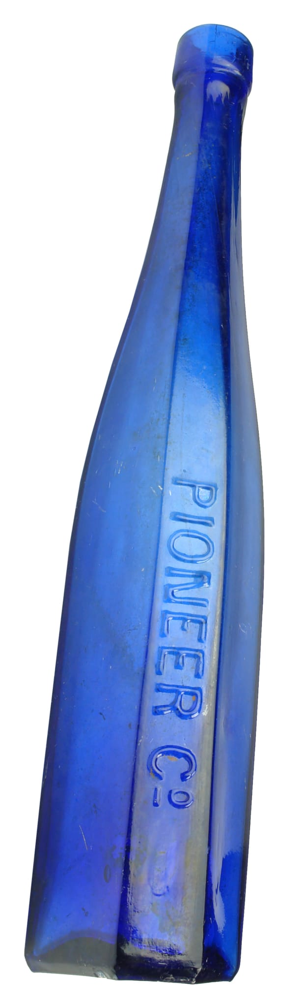 Pioneer Cobalt Blue Castor Oil Bottle