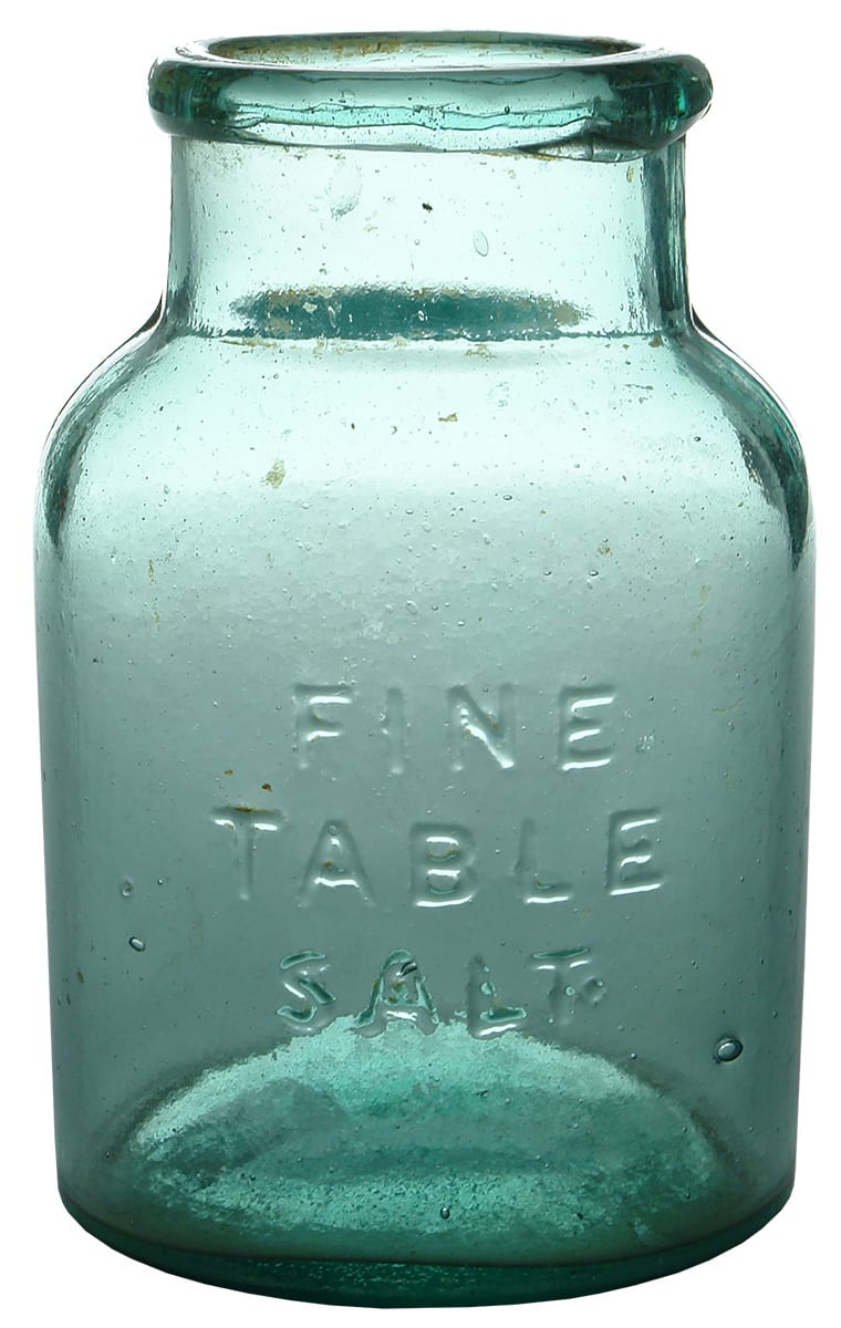 Fine Table Salt Glass Jar