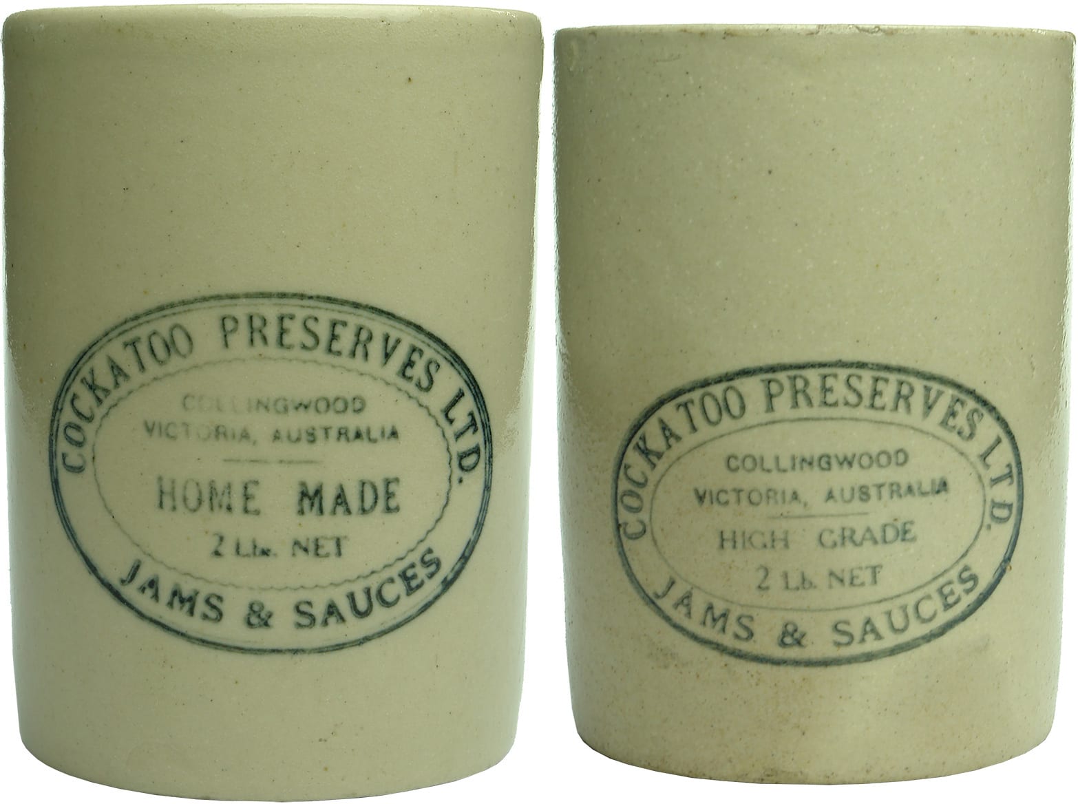 Cockatoo Preserves Collingwood Stone Jars