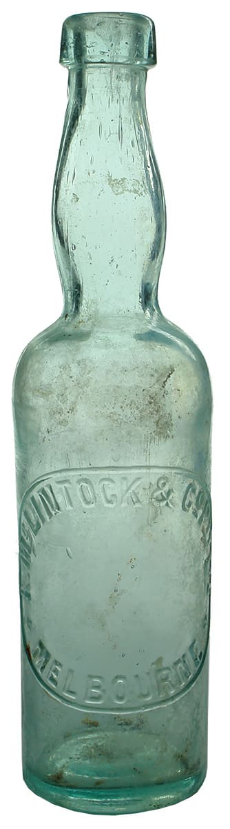 McLintock Melbourne Ammonia Antique Bottle