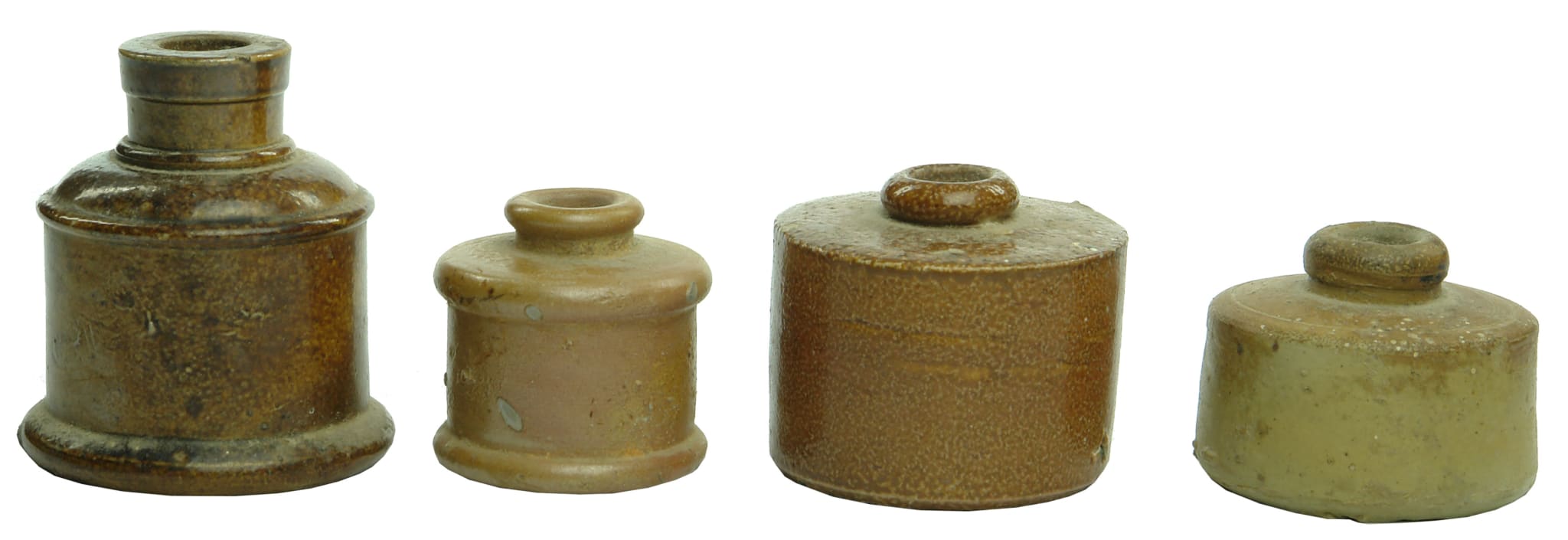 Antique Stoneware Ink Bottles