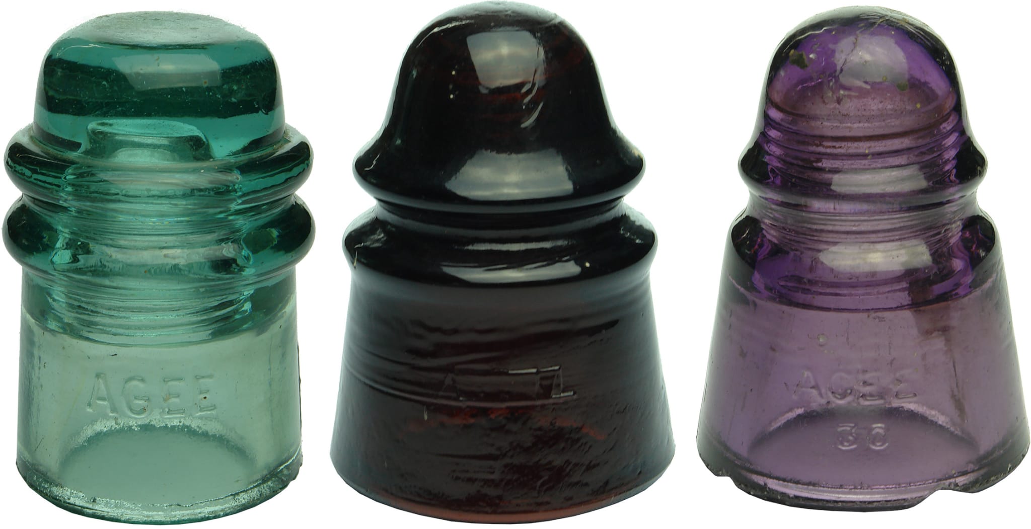 Antique Agee Glass Insulators