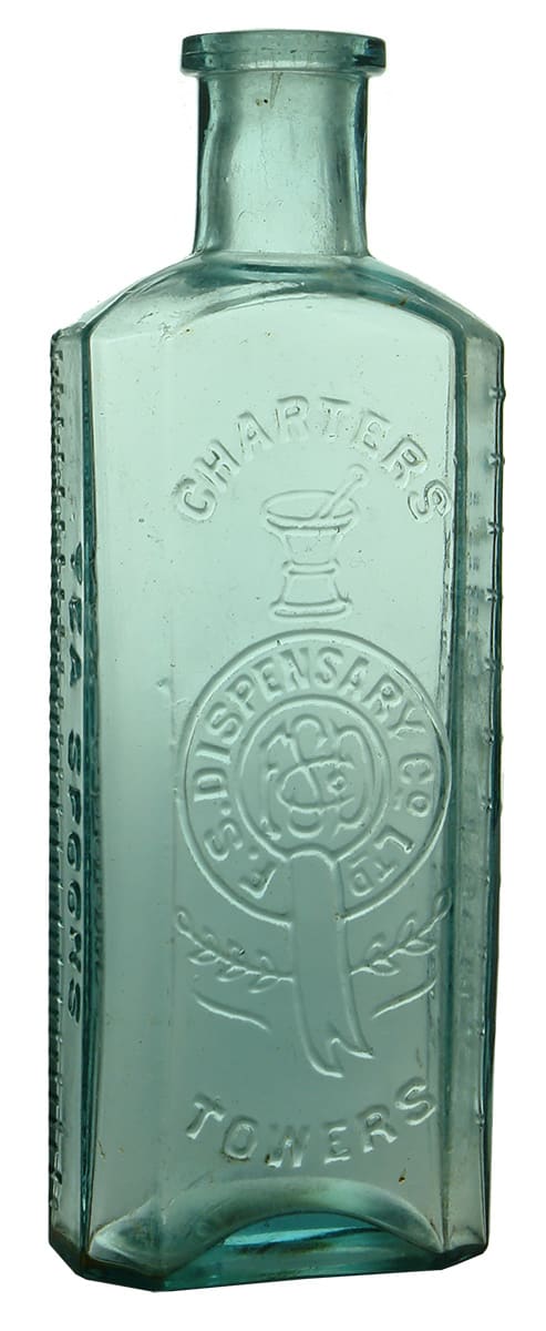 Charters Towers Friendly Societies Dispensary Bottle