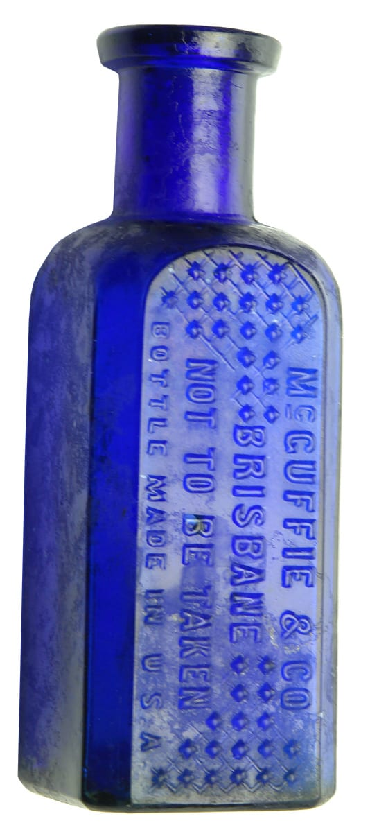 McGuffie Brisbane Cobalt Blue Poison Bottle