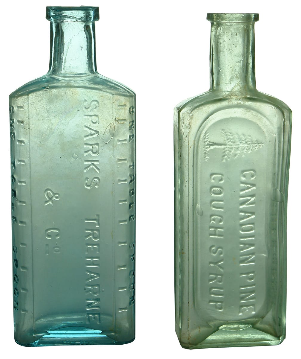 Antique Chemist Prescription Bottles