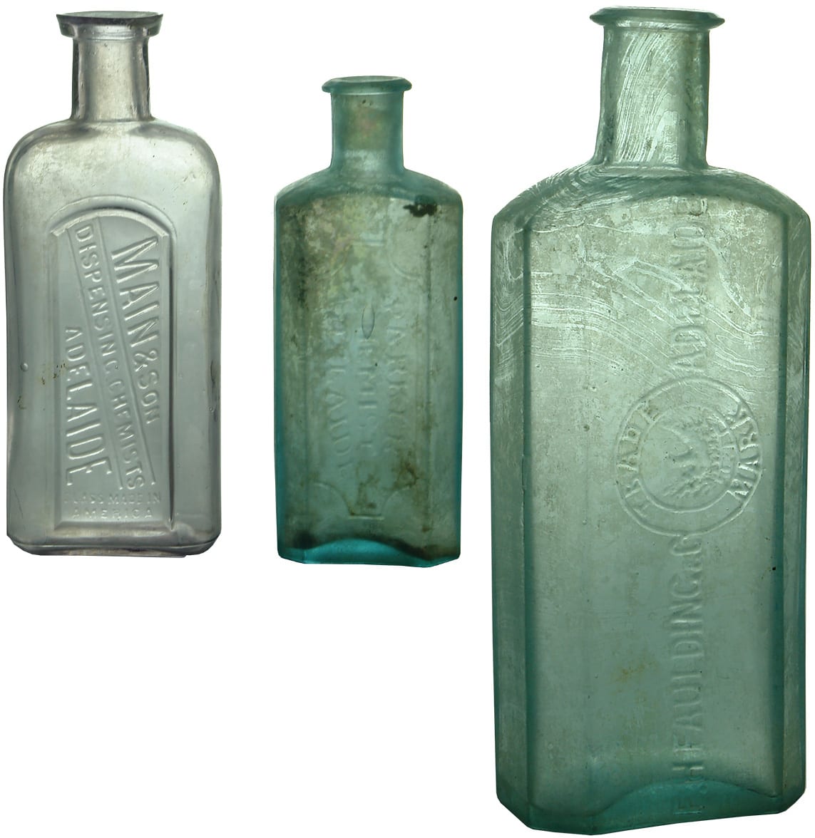 Antique Chemist Prescription Bottles