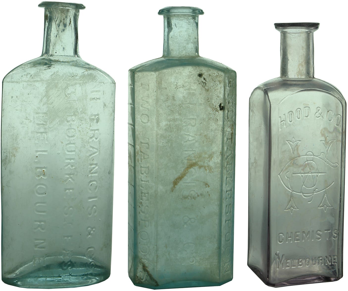 Antique Chemist Prescription Bottles