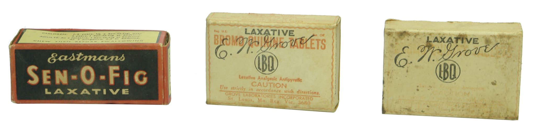 Vintage Laxative Packets