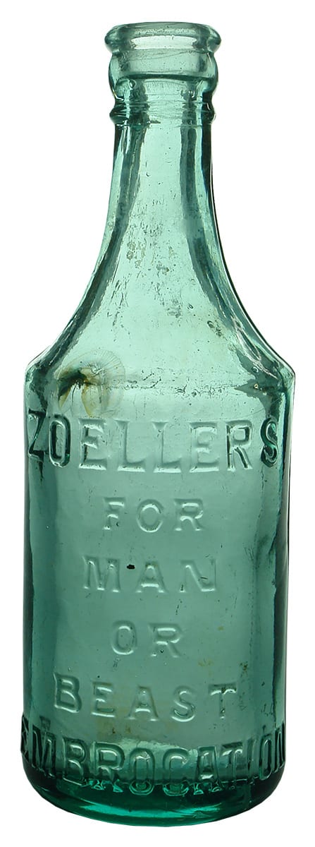 Zoeller's Embrocation Antique Bottle