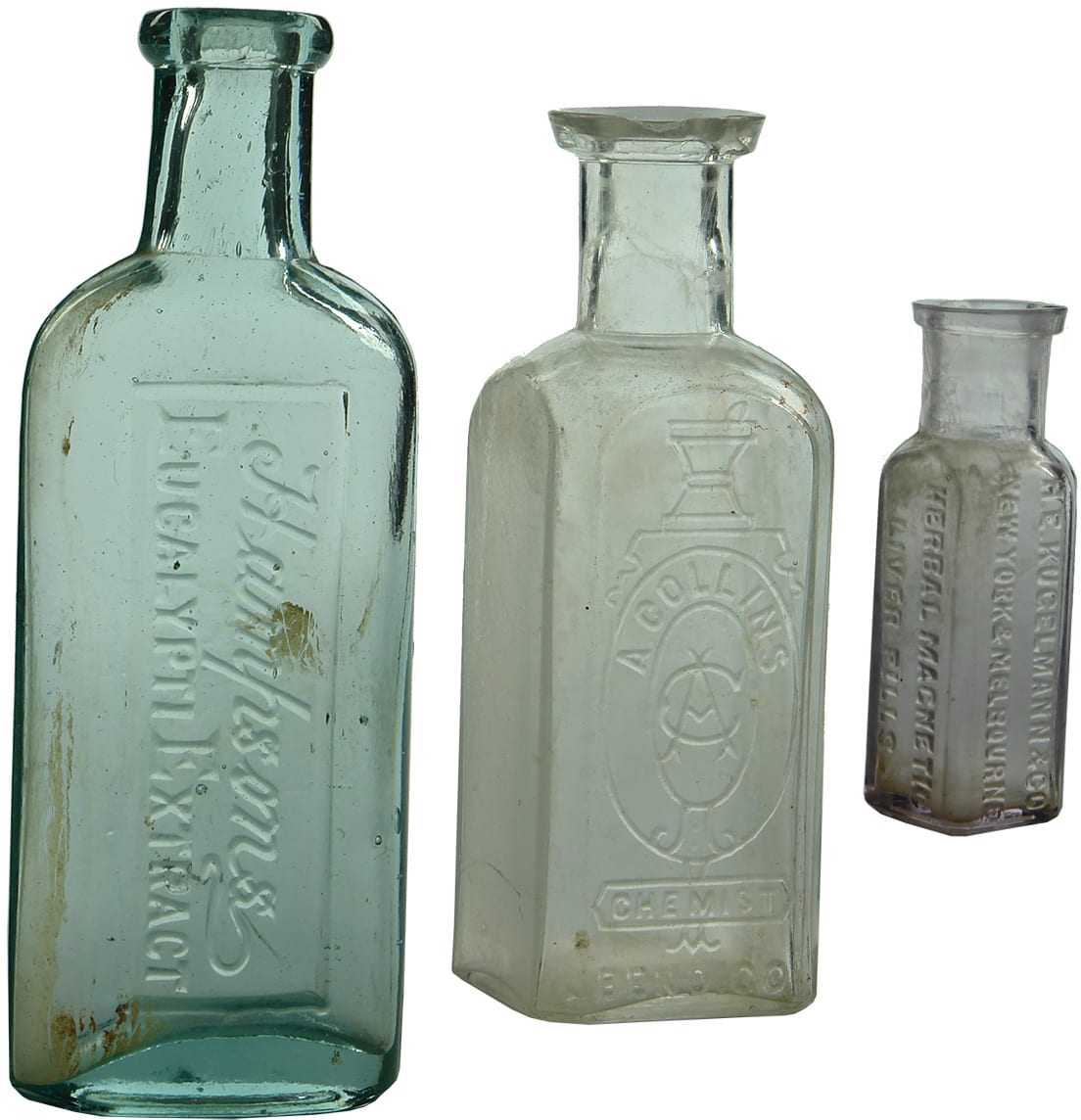 Antique Cure Medicine Bottles