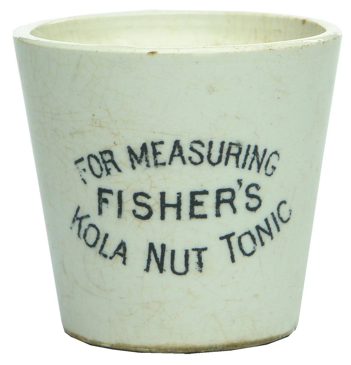 Fishers Kola Nut Tonic Antique Dose Cup