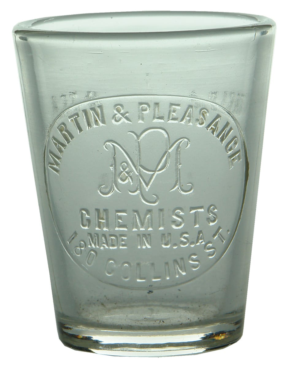 Martin Pleasance Melbourne Antique Medicine Glass