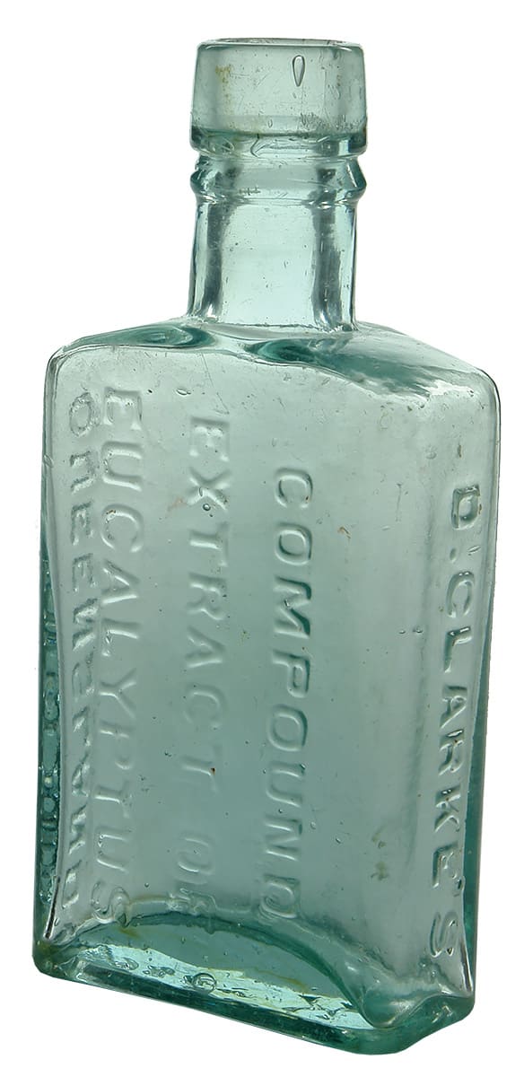 Clarke's Compound Eucalyptus Queensland Antique Bottle