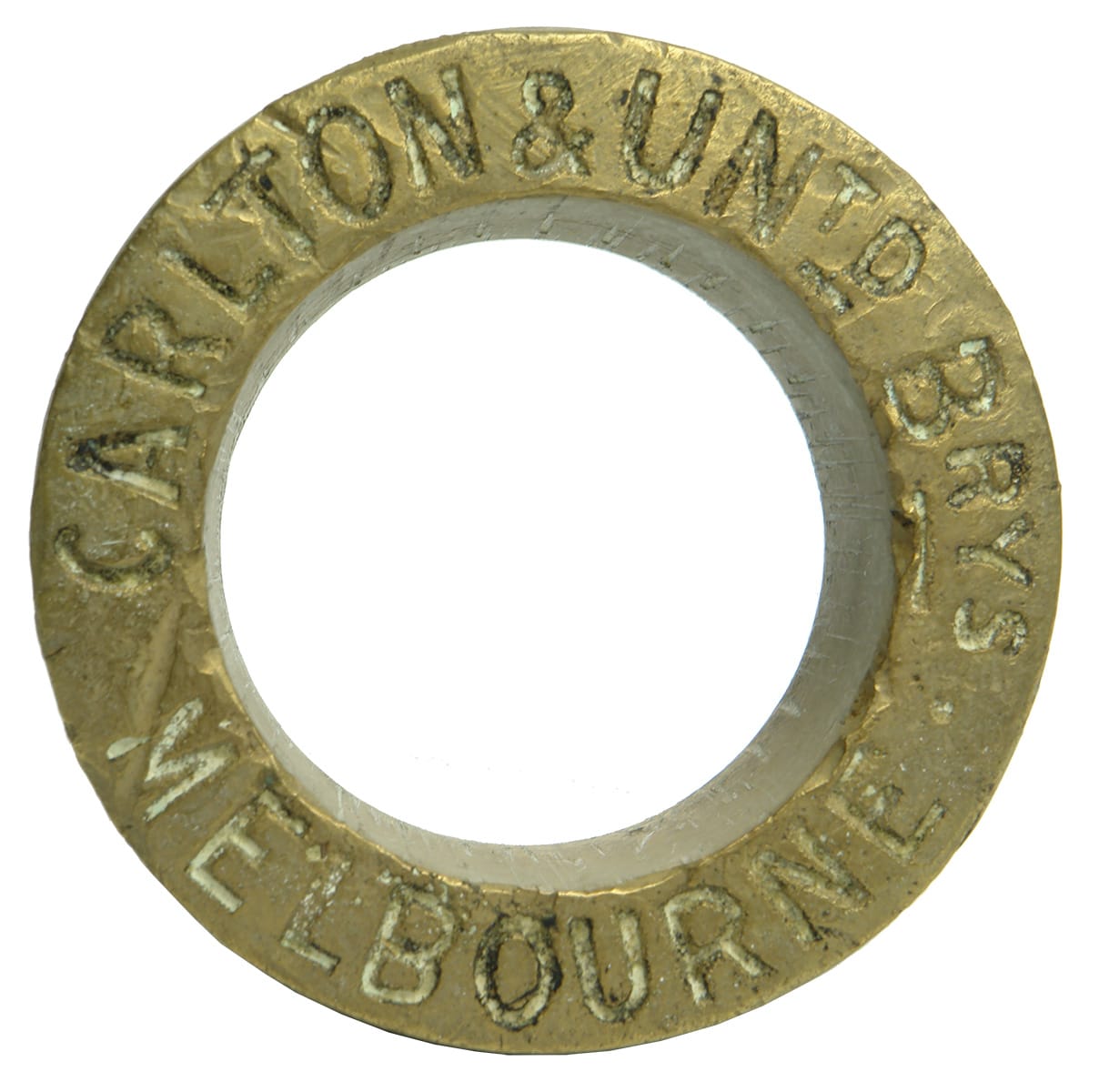 Carlton United Breweries Melbourne Brass Barrel Bung