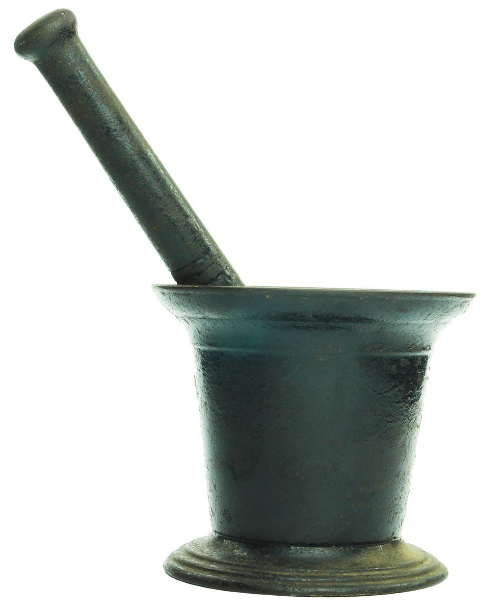 Cast Iron Mortar Pestle