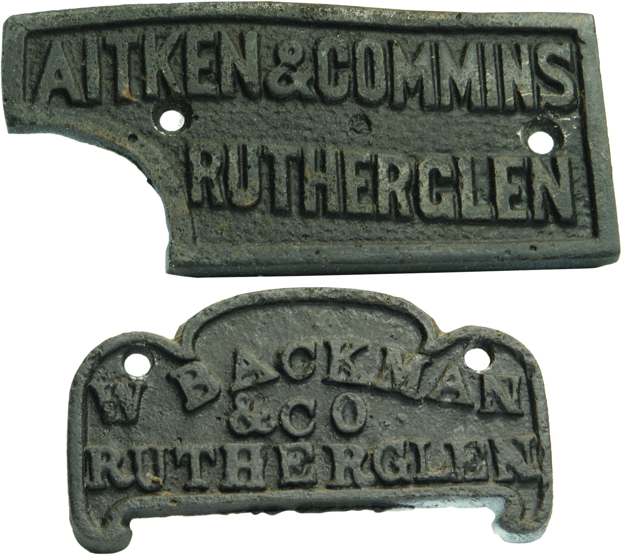 Rutherglen Cast Iron Nameplates