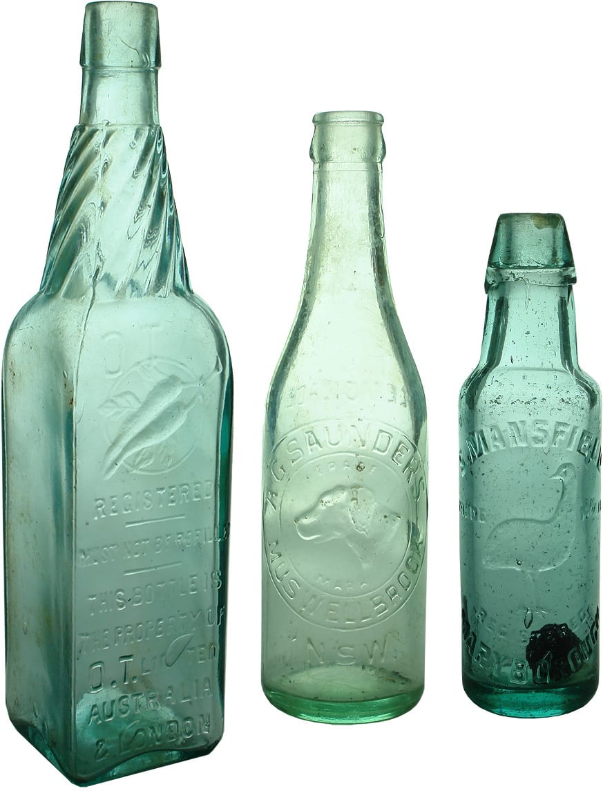 Antique Old Bottles Collectables