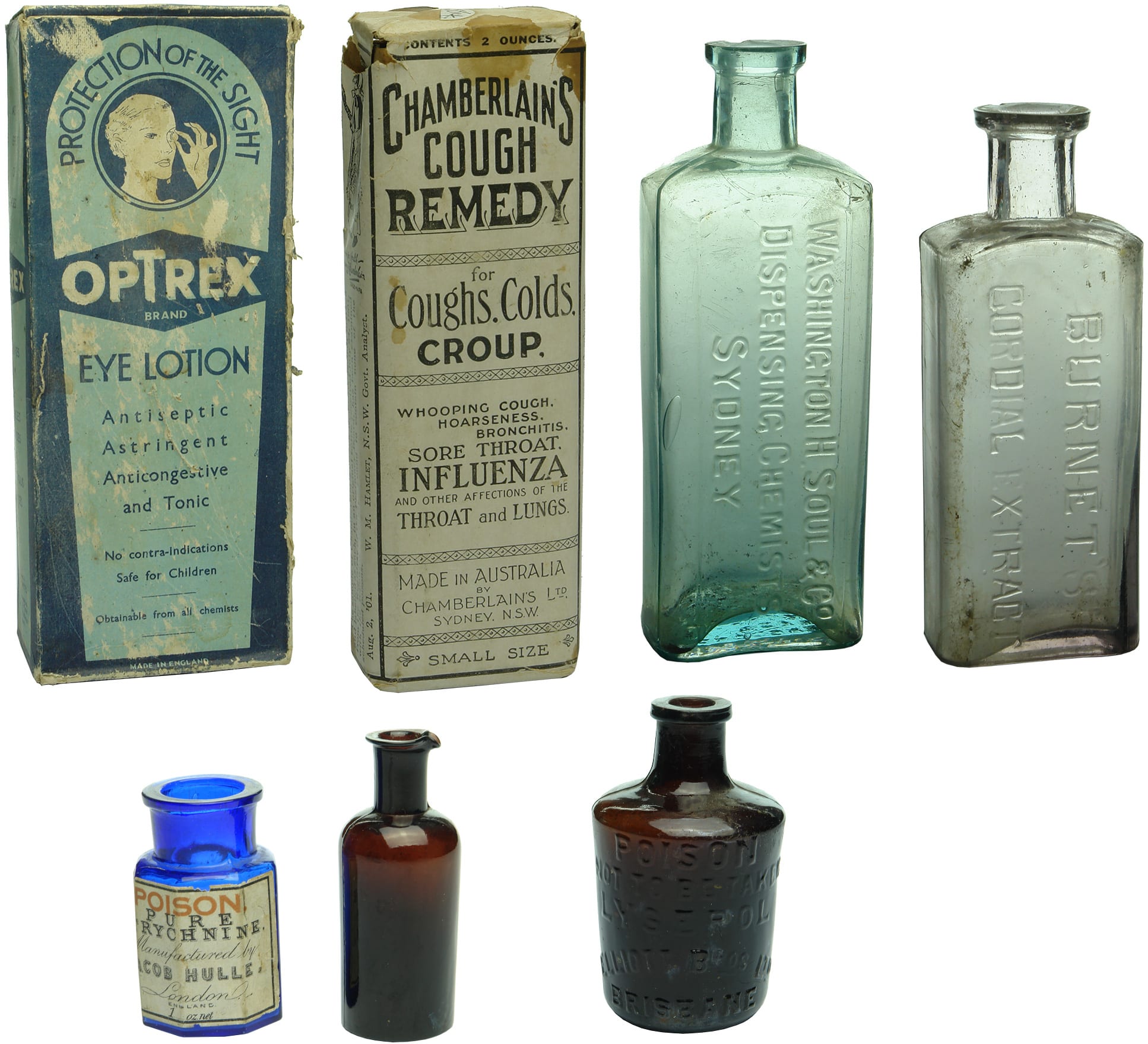 Antique Old Bottles Collectables