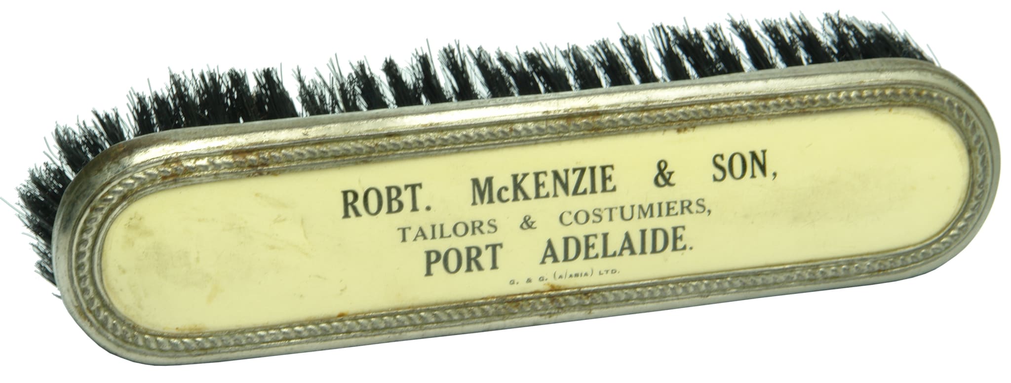 MacKenzie Tailors Costumers Port Adelaide Advertising Brush