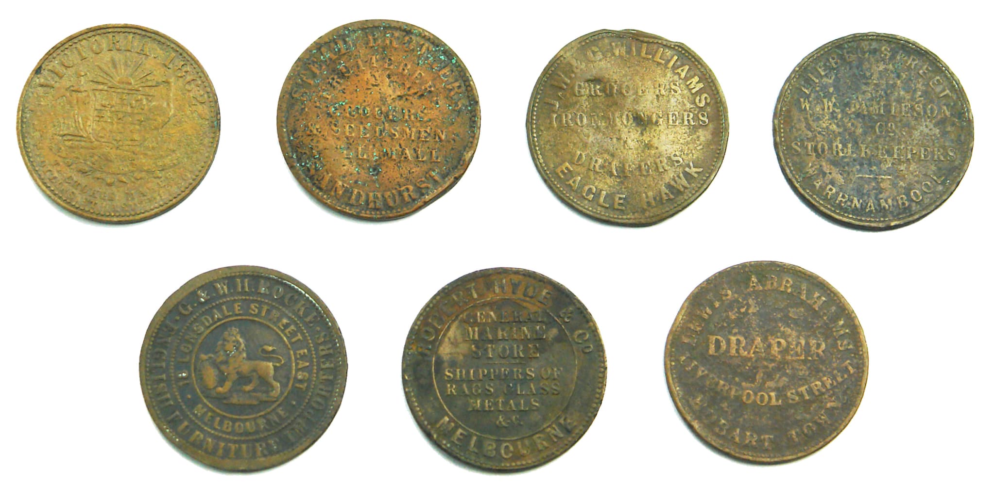 Australian Tradesmans Tokens