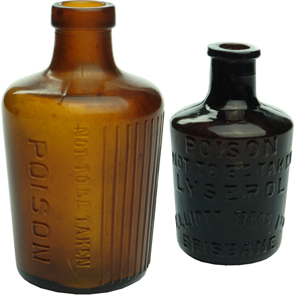 Antique Lysol Poison Bottles