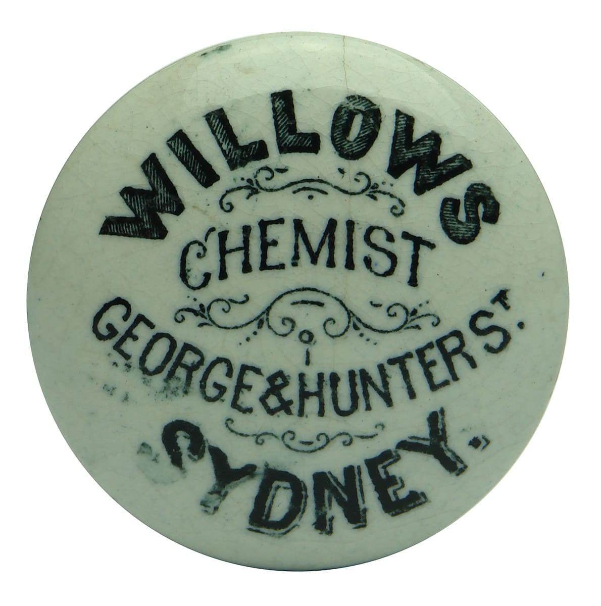 Willows Chemist Sydney Pot Lid