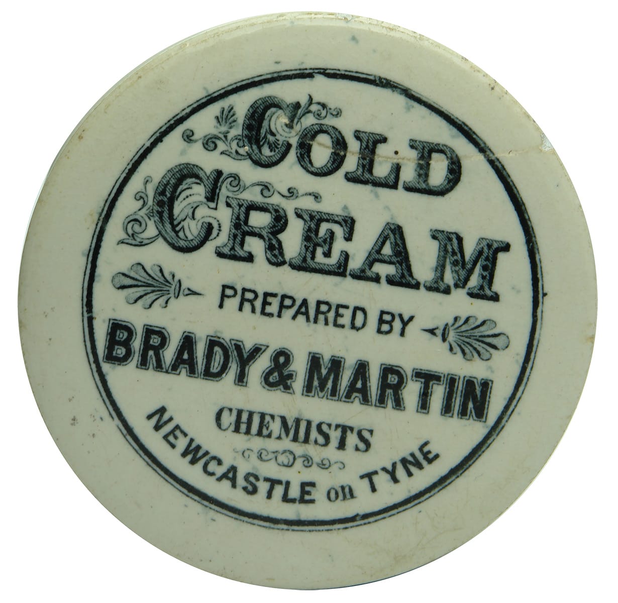 Cold Cream Brady Martin Newcastle Pot Lid