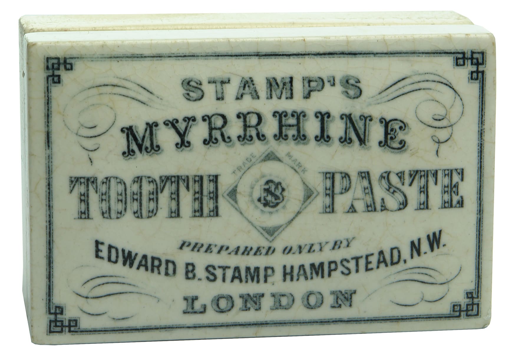 Stamps Myrrhine Tooth Paste Pot Lid