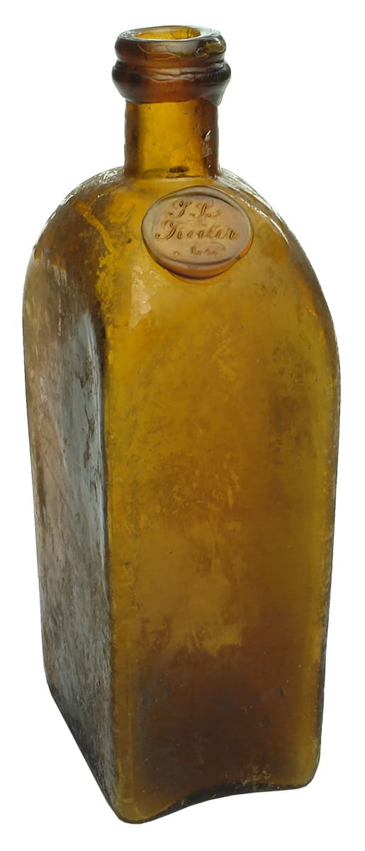Keller Nehf Sealed Goldwater Bitters Bottle