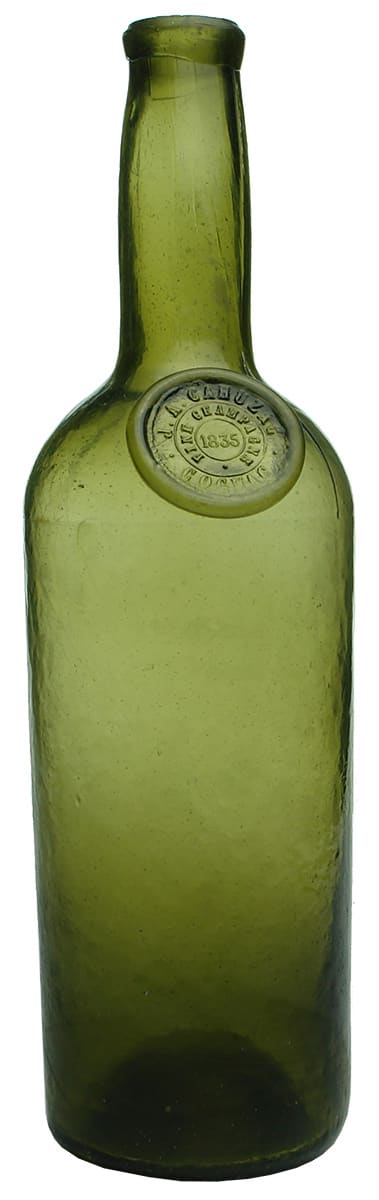 Cahuzac Fine Champagne Cognac 1835 Seal Bottle