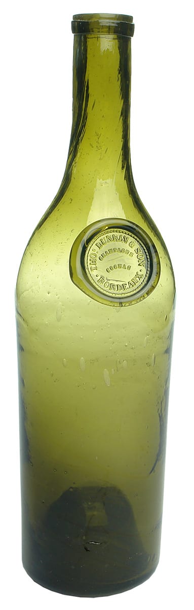 Dunkin Champagne Cognac Bordeaux Seal Bottle