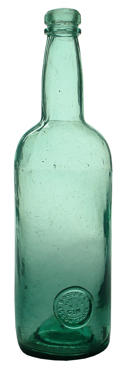 Booth Superior Gin Cow Cross Antique Seal Bottle