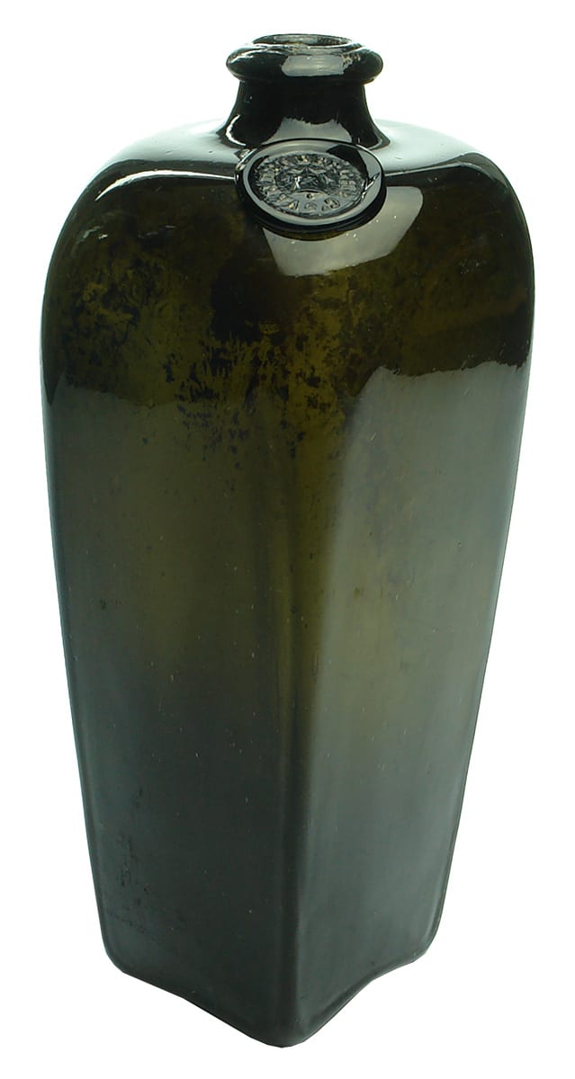 Van Den Bergh Bell Seal Gin Bottle