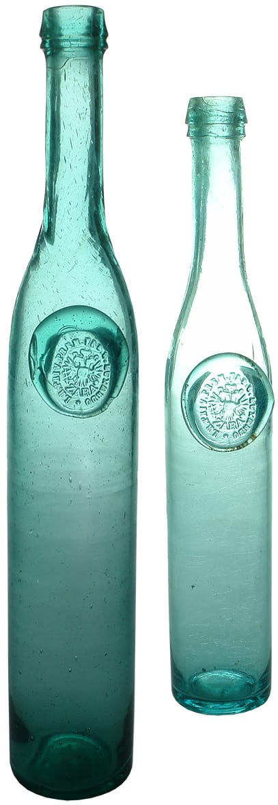 Zara Luxardo Antique Seal Wine Bottles