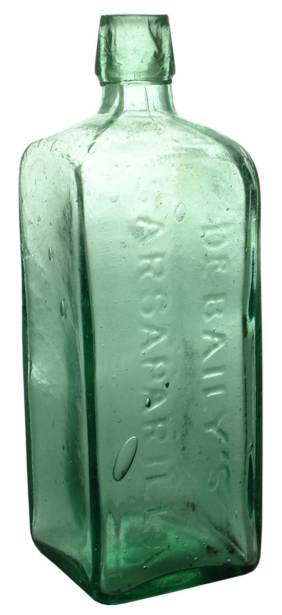 Dr Baily's Daarsaparilla Antique Glass Bottle