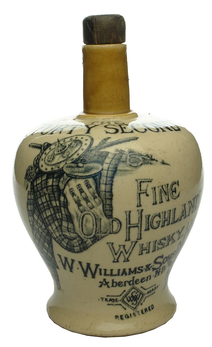 The FOrty Second Williams Aberdeen Antique Scotch Whisky Jug