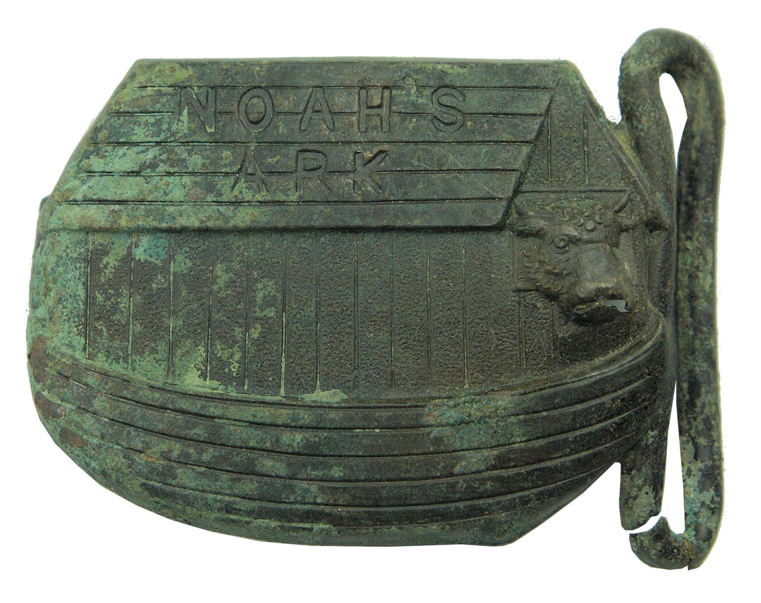 Noahs Ark Antique Belt Buckle