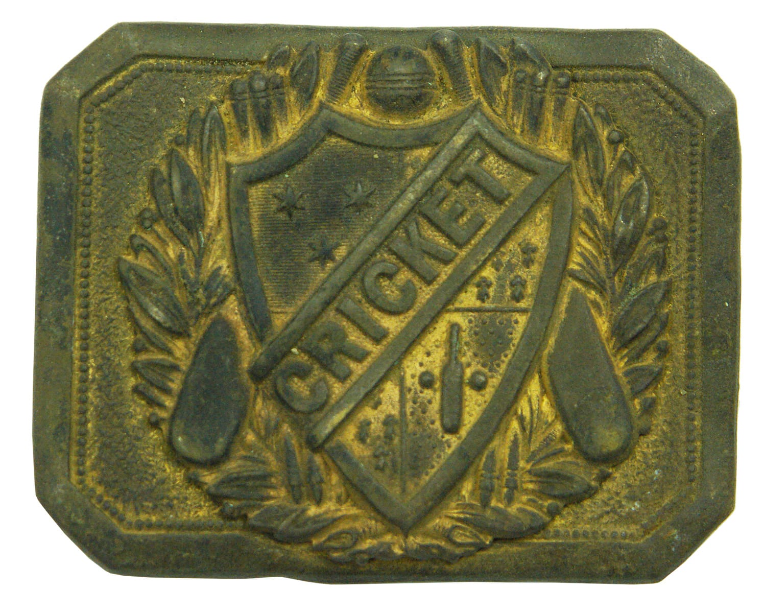 Antique Cricket Belt Buckle