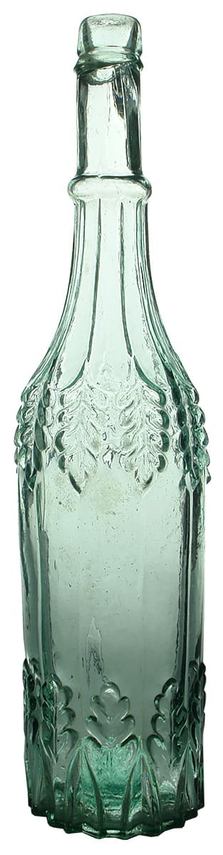 Robert Thin Liverpool Antique Leaf Bottle Vinegar