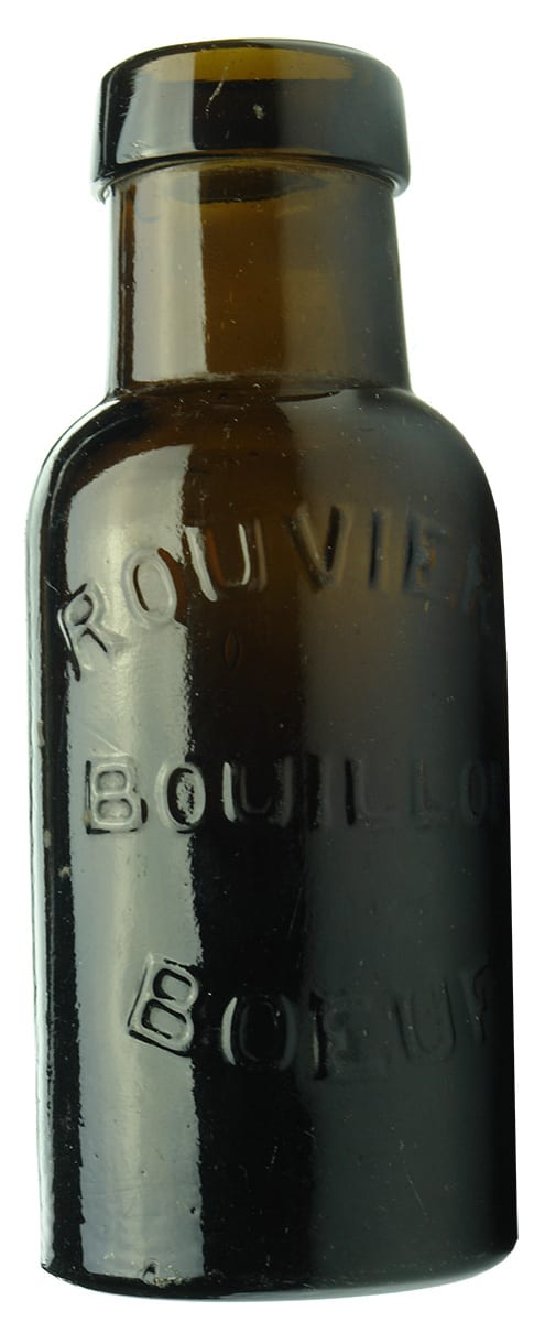 Rouviers Bouillon Boeuf Black Glass Bottle